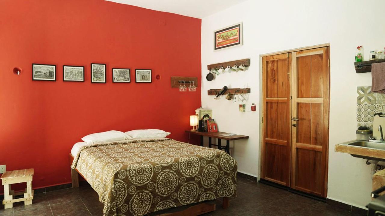 Habitacion Roja / Casa Del Cafe Campeche Exterior foto